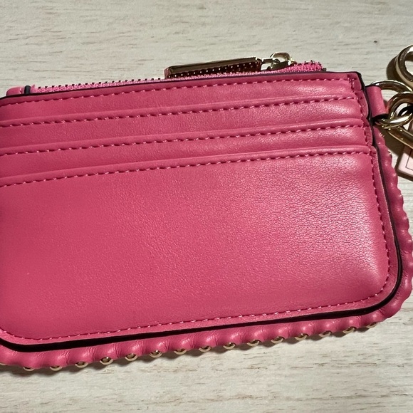 BCBGeneration Pink Zippered Card Holder - Picture 2 of 4